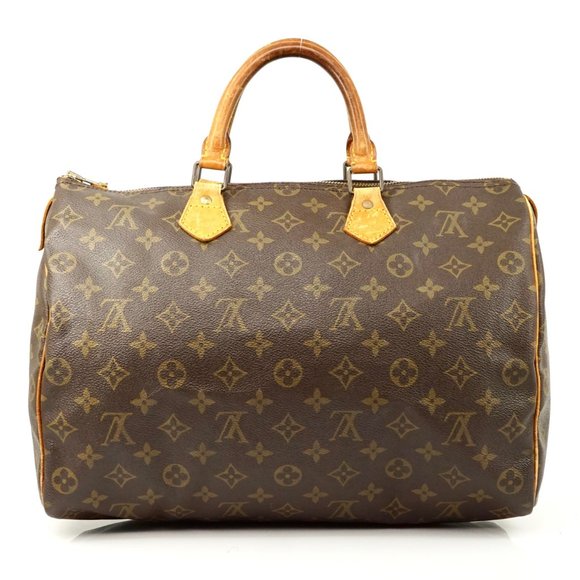 Auth Louis Vuitton Speedy 35 Satchel Bag #2705L18 - Picture 3 of 7